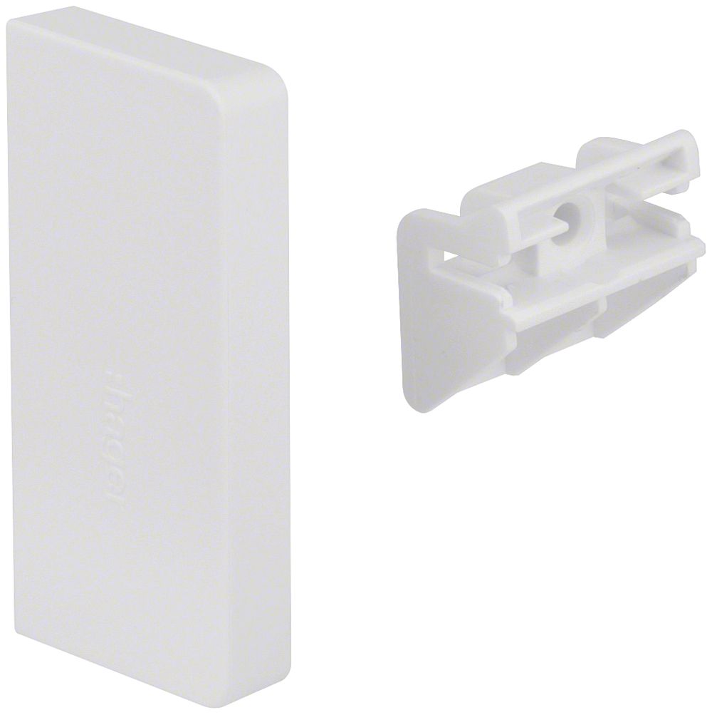 Endstück tehalit SL20055 mit Teppichleiste, verkehrsweiss