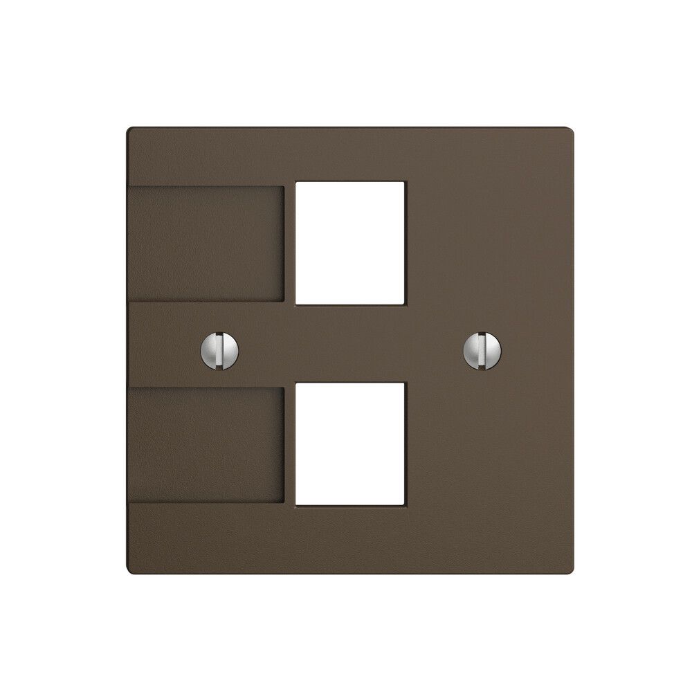 Kit di montaggio Krone per 2×RJ45 EDIZIOdue coffee vuoto