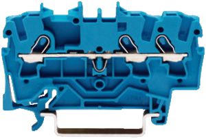 Borne de passage WAGO TopJob-S 1.5mm² 3L bleu série 2001