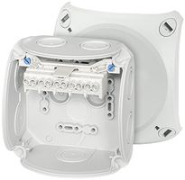 AP-Abzweigdose Hensel DK 0404 Klemme 5×4mm², grau