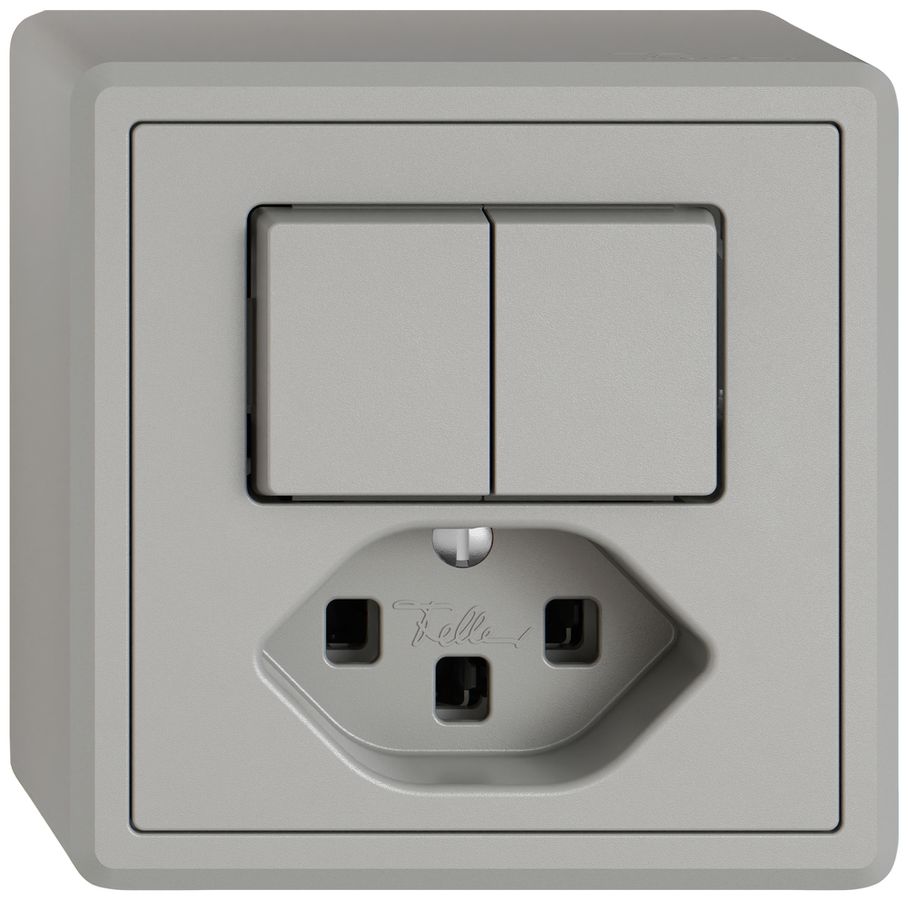 Combinazione AP EDIZIO.liv SNAPFIX® AR+schema 3+T23 grc