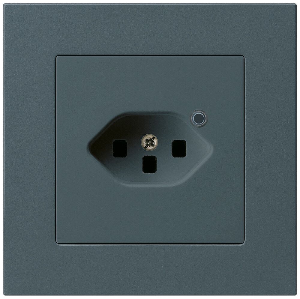 Presa INC Hager kallysto.pro 1×T23 illuminato C antracite