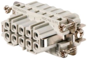 Buchseneinsatz Weidmüller HDC HA 250V 16A 10L Crimpanschluss Gr.2