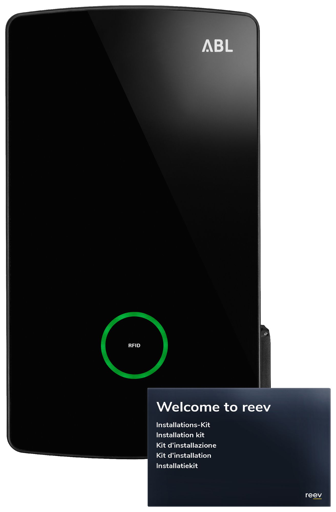 Station de charge ABL Wallbox eM4 Single Extender T2 32A 22kW reev