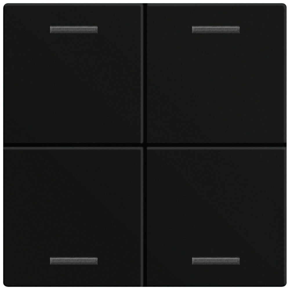 Bascule MDT BE-TAL60W416.01 1t/4a p.touches tactiles noir mat "neutre"