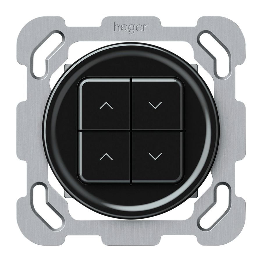 UP-Jalousieaktor KNX origin 4×Tasten schwarz