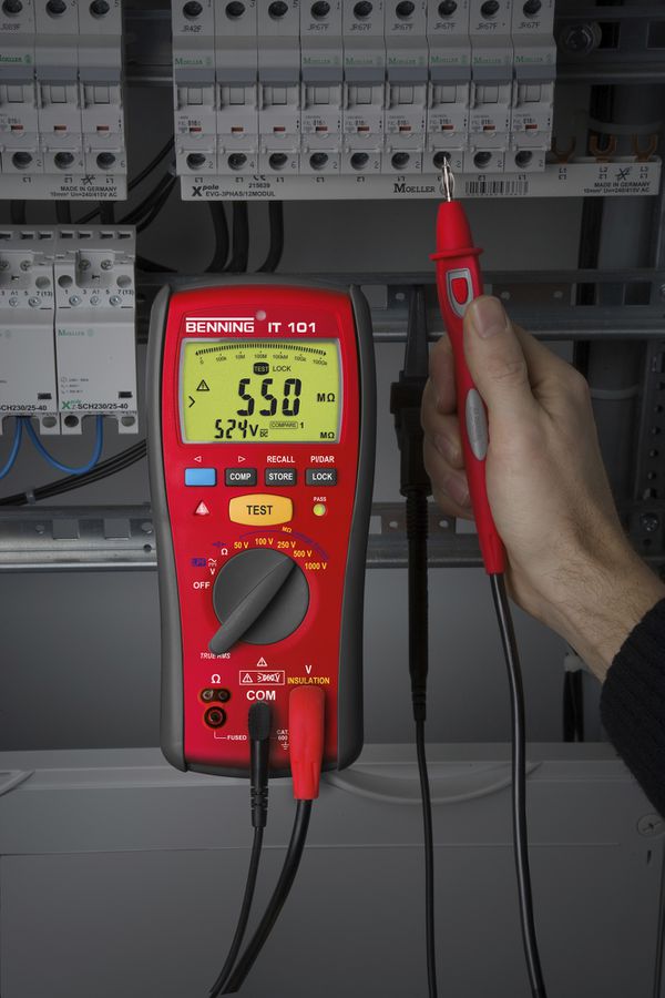 Verificatore d'isolamento Benning IT 101 600VUC 200mA 0.05MΩ…20000MΩ
