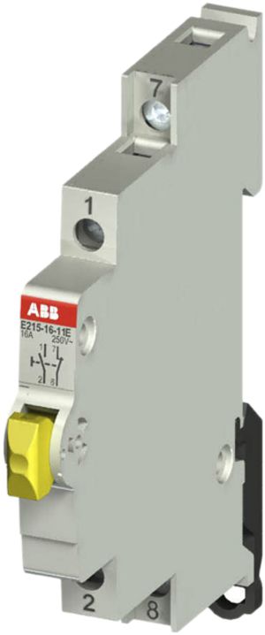 EB-Taster ABB 250V 16A 1No/Nc gelb