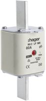 NH-Sicherung Hager DIN2 400VAC 80A gG/gL Mittenkennmelder rostfrei