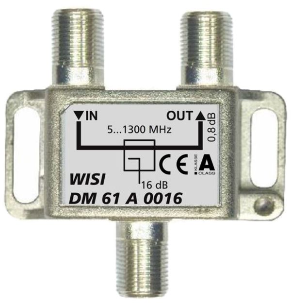 F-Abzweiger WISI DM61A 0016 1-fach 16dB 5…1300MHz