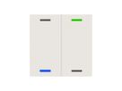 EB-Taster KNX RGBW MDT BE-TAL60T211.01 2T/4B Temp.weiss matt "neutral"