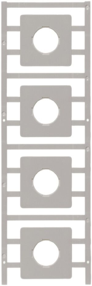 Marcatore per apparecchi Weidmüller MultiCard SM 44×44mm PA66 grigio