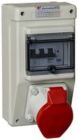 Stromverteiler Demelectric Typ 900/D33478 CEE32 FI/LS 30mA