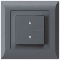 UP-Storentaster kallysto.line anthrazit mit 2 Funktionstasten Steckklemmen