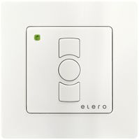 Émetteur mural RF AP elero ProLine MonoTec-868 1-canal à piles blanc