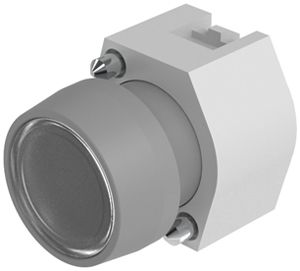 EB-Druckschalter EAO04 Ø29mm transparent Ring grau, IP65