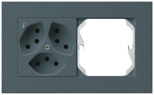 Combinaison ENC kallysto.pro grd.I-I horizontale 3×type 13S+vide anthracite