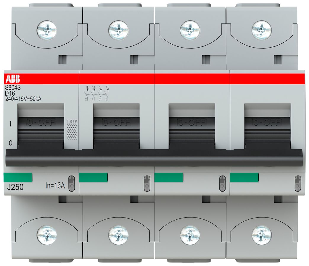 Leitungsschutzschalter ABB S804S-D 16A 50kA