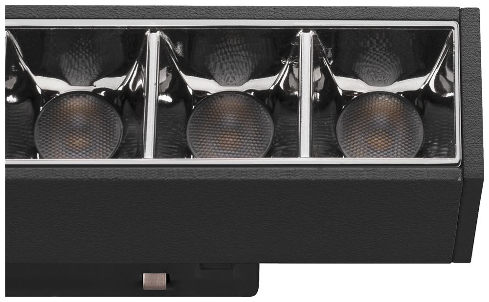 Spot LED SLV IN-LINE 22 7.3W 650lm 940 35° DALI 48V AD 220×22mm nero