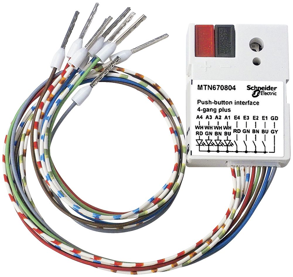 Interfaccia tasto INS KNX Schneider Electric 4-volte, MTN670804