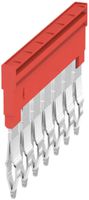 Connessione trasversale Weidmüller ZQV 4N/7 inserito 7L 6.1mm isolato 32A rosso