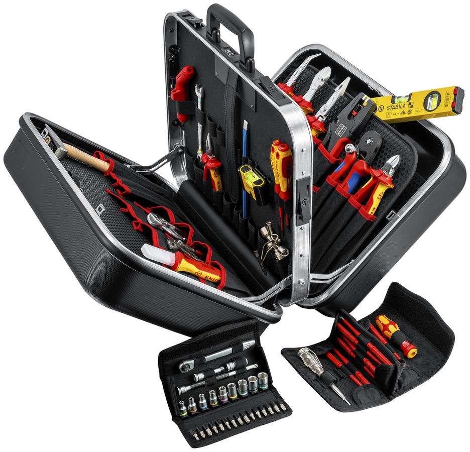 Werkzeugkoffer KNIPEX "BIG Twin" Elektro, 63-teilig