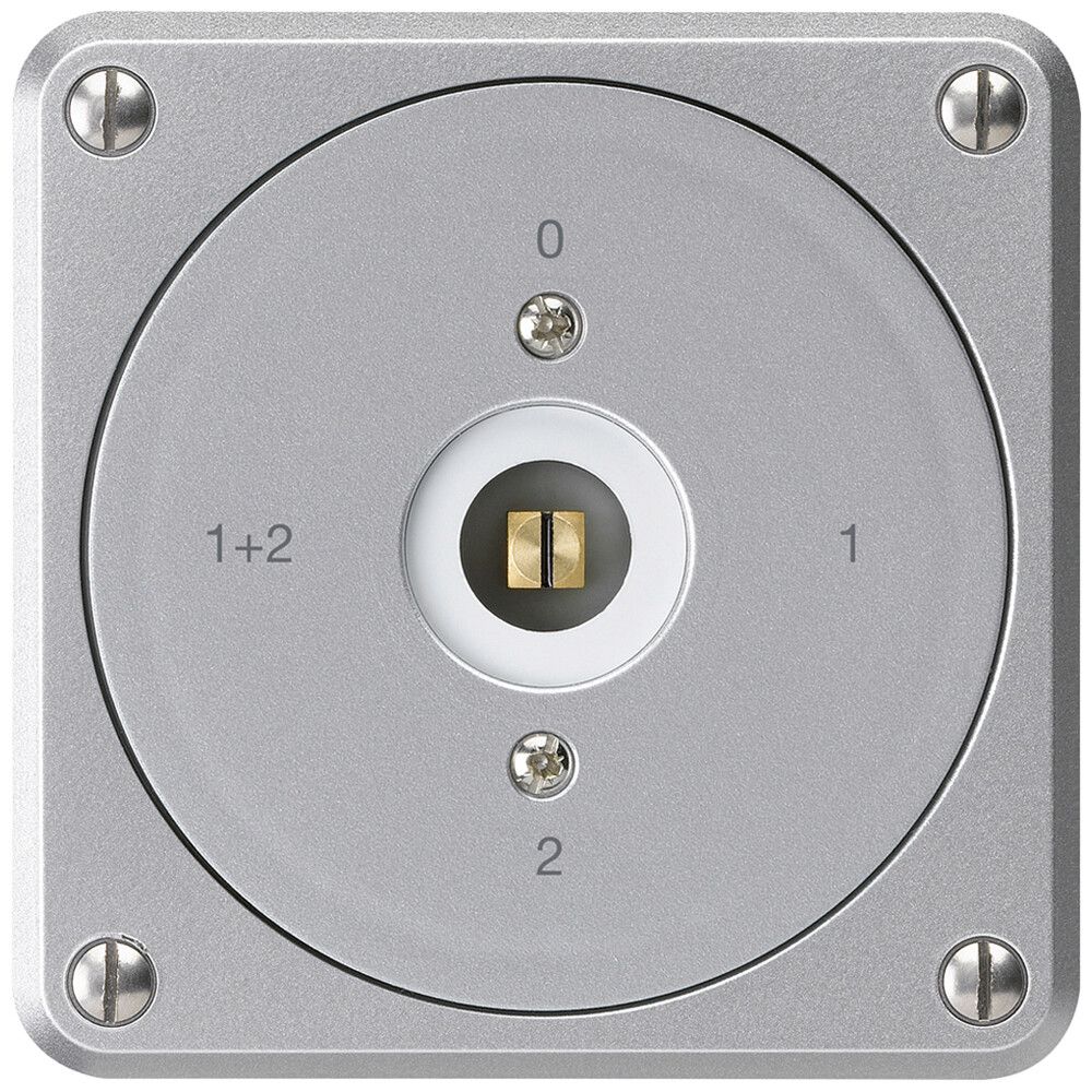UP-Steckschlüsselschalter robusto ohne Klappdeckel 1/1P aluminium Vierkant