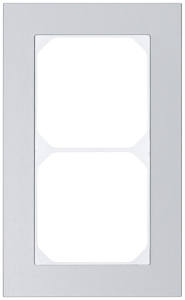 Abdeckrahmen KAL.art 2×1 154×94mm Al natur