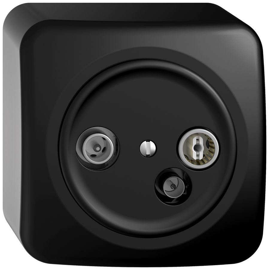 AP-Antennendose TV-R-Daten STANDARDdue SNAPFIX® 11dB sz