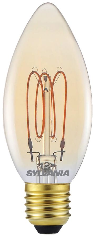 Lampe LED Sylvania ToLEDo Vintage E14 3.5W 250lm 2000K VAR Ø35×97mm clair
