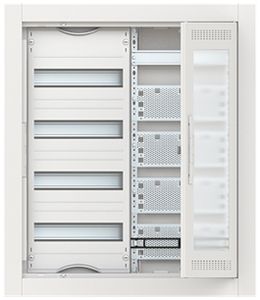 Distributeur ENC ABB ComfortLine 4 rangées 48UM avec porte WiFi 615×714×125mm