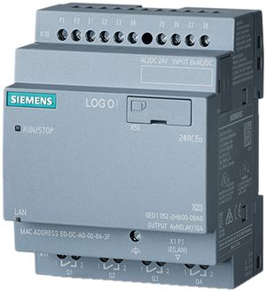 REG-Grundgerät Siemens LOGO! 24RCEO(AC) 10A 4TE IP20