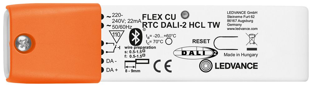 Appareil de commande LEDVANCE HCL TW IP20 220…240V DALI 119×30×21mm