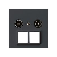 UP-Antennendose R/TV HMS kallysto A 19dB schwarz