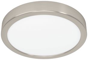 LED-Deckenleuchte Eglo FUEVA 14W 0…1400lm 2700…6500K IP44 DIM Ø211×25mm Nickel