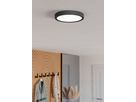 LED-Deckenleuchte Eglo FUEVA 14W 0…1400lm 2700…6500K IP44 DIM Ø211×25mm schwarz