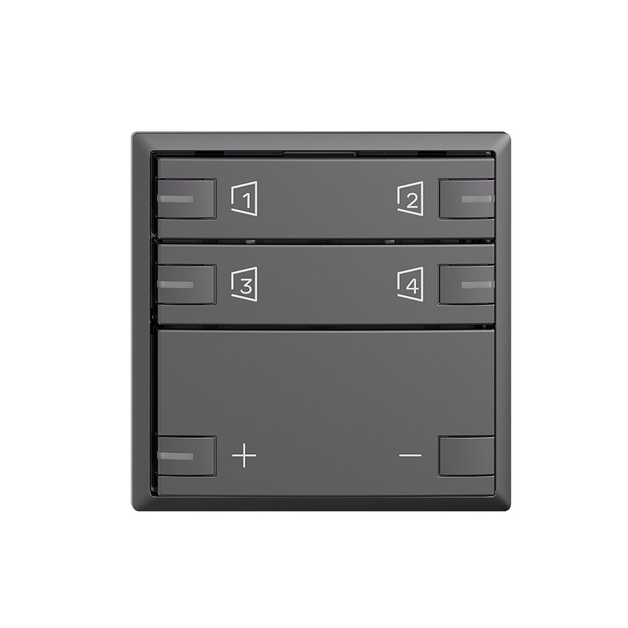 Kit montaggio Edue zeptrionAIR F, WLAN, dimmer, RGB-LED, 2×tasto, 2×commando grs