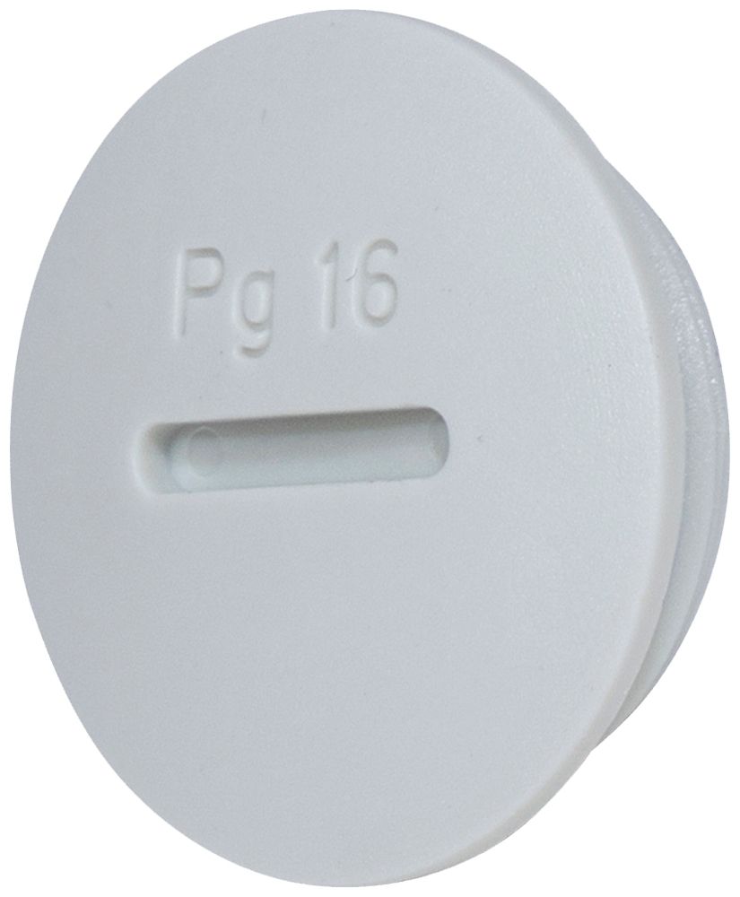 Bouchon de fermeture Plica PS PG21 gris