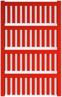 Leitermarkierer Weidmüller MultiCard VT SF für Ø2.2…2.9mm 21×3.6mm PA66 rot