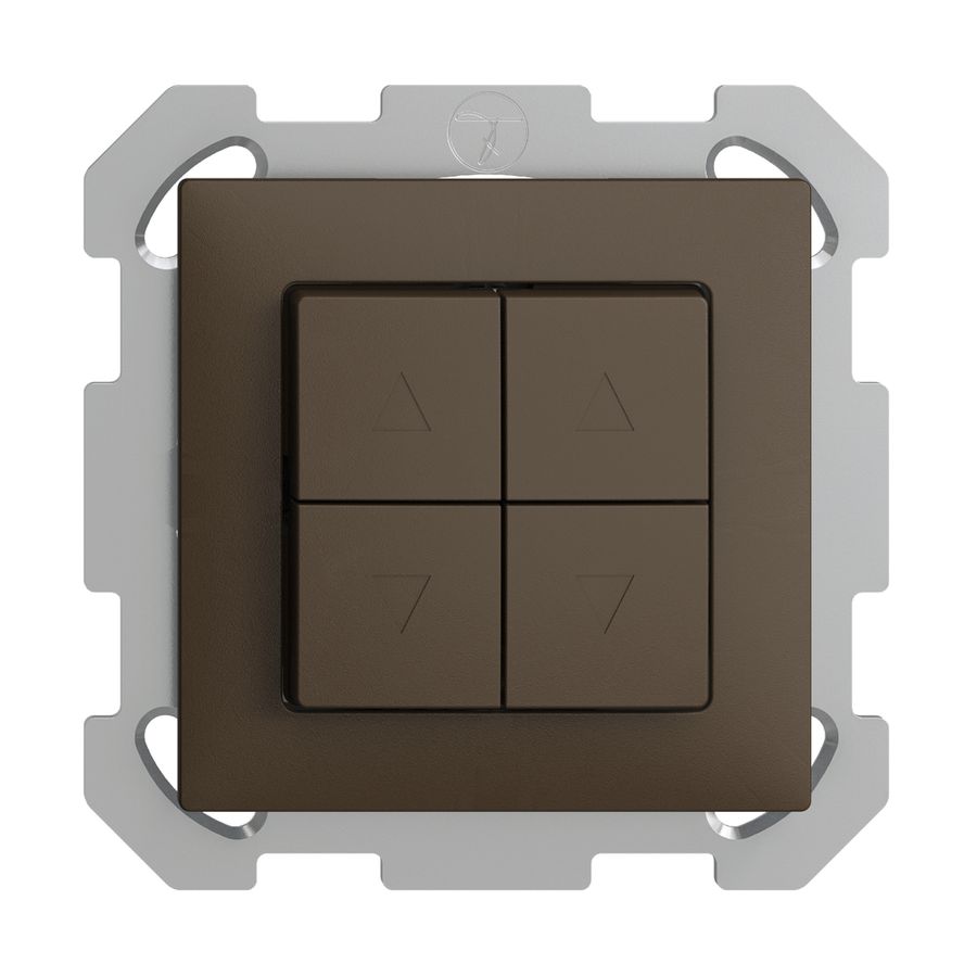 Interruttore per tapparella INC EDIZIOdue FM coffee 2 canali