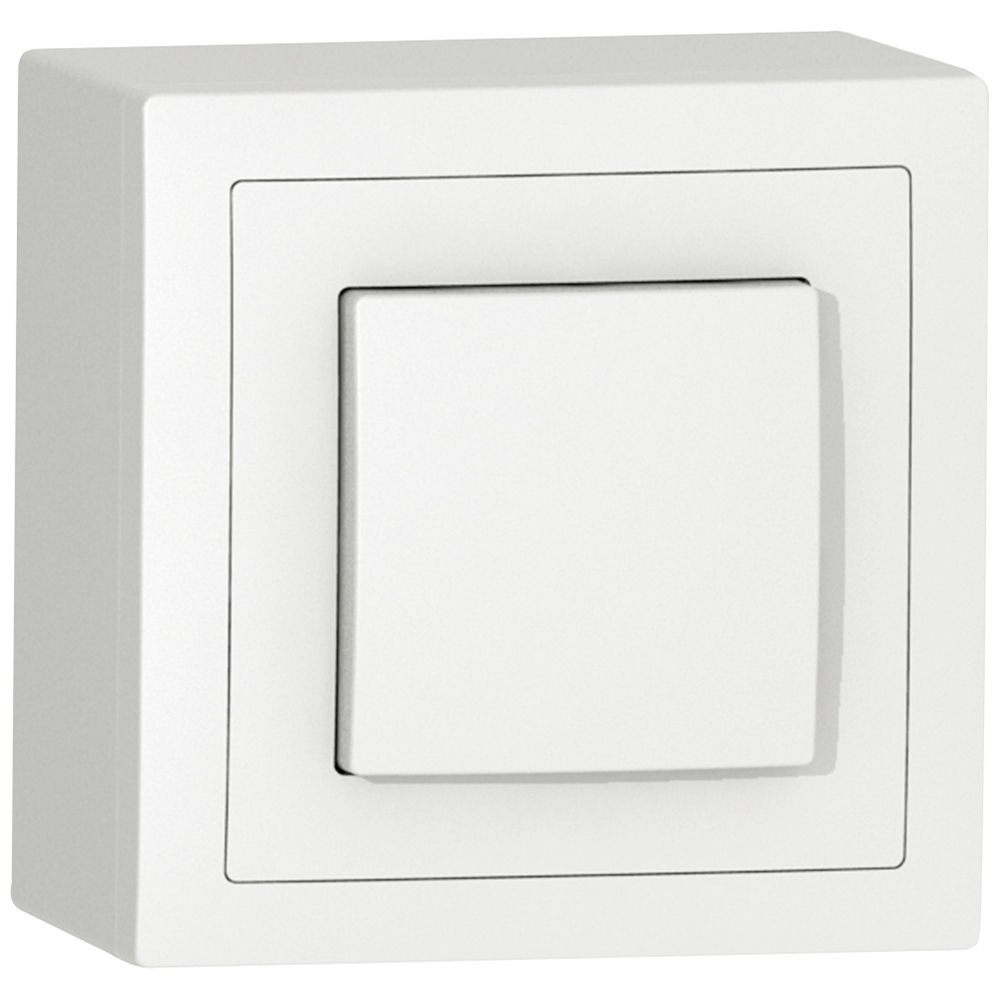 Contatto pulsante AP SIDUS A C/1L bianco