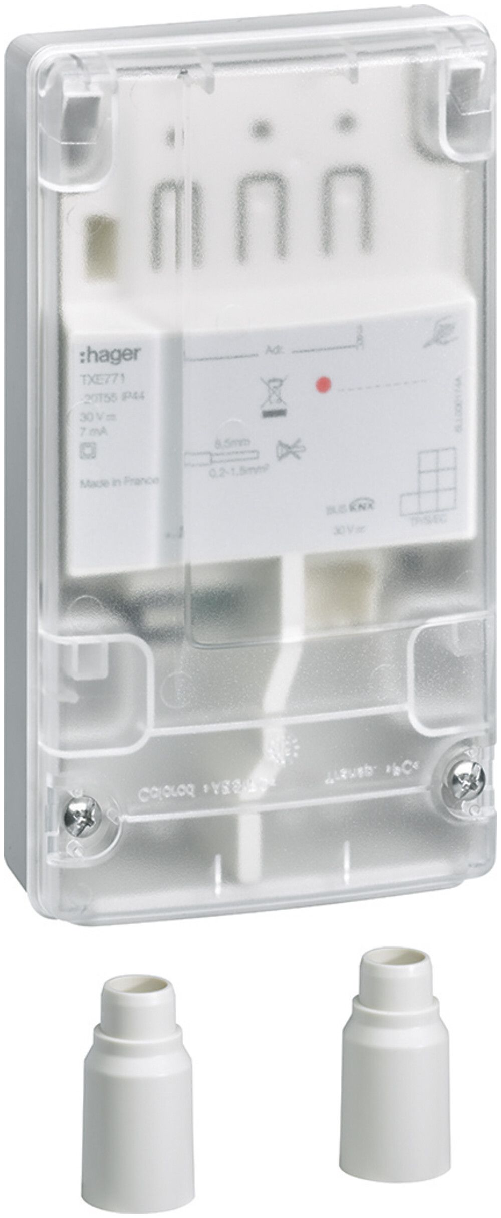 Impuls-Gateway KNX Hager TXE771 1 Eingang
