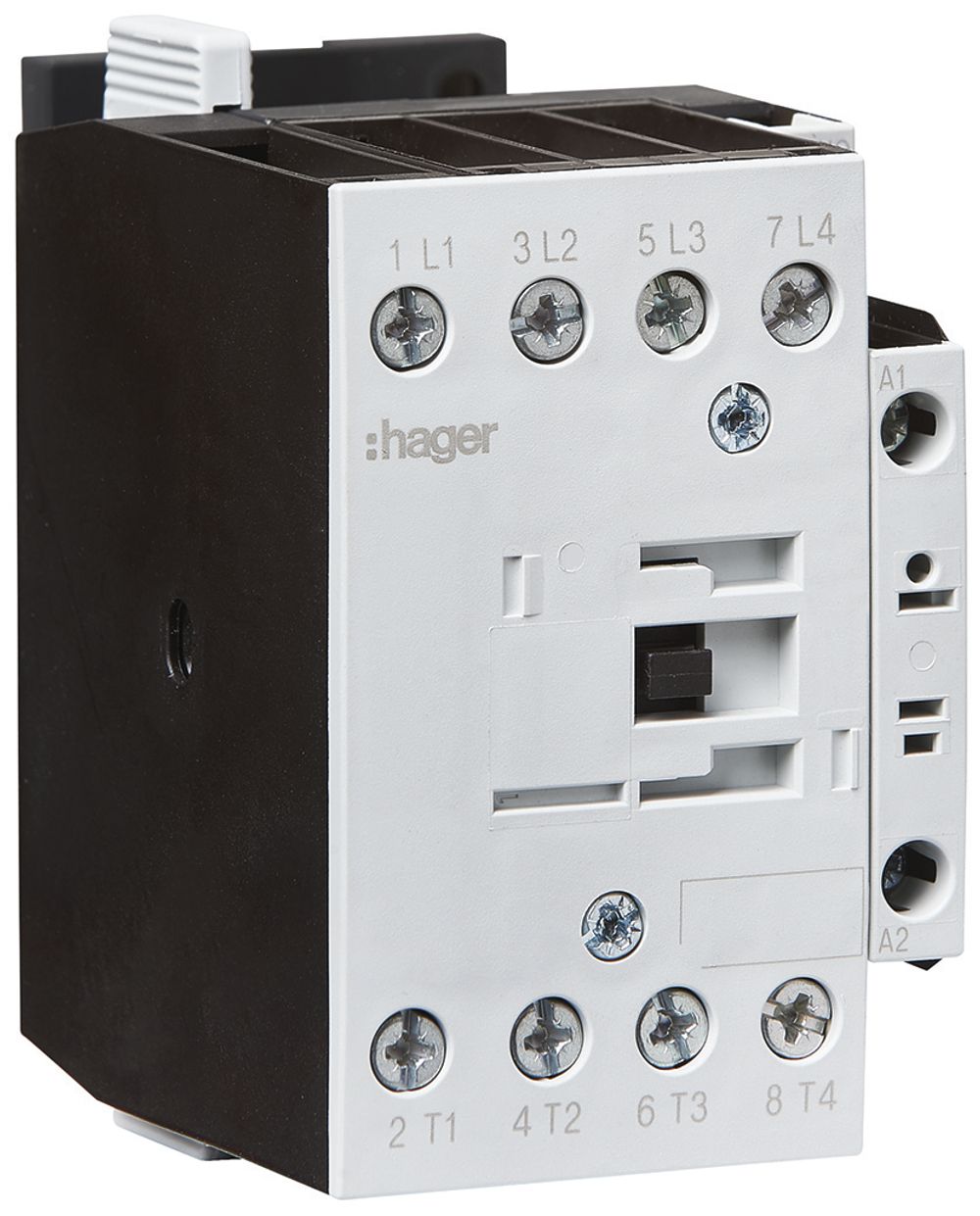 Leistungsschütz Hager 4P+1 S 45A bei AC-1 Spulenspannung 230VAC