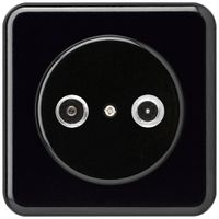 UP-Antennendose basico TV-R Bauart C 4dB 2GHz schwarz