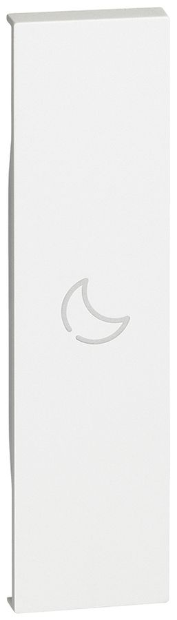 Cache de touche Living Now pour touches MyHOME 1 module avec symbole nuit blanc