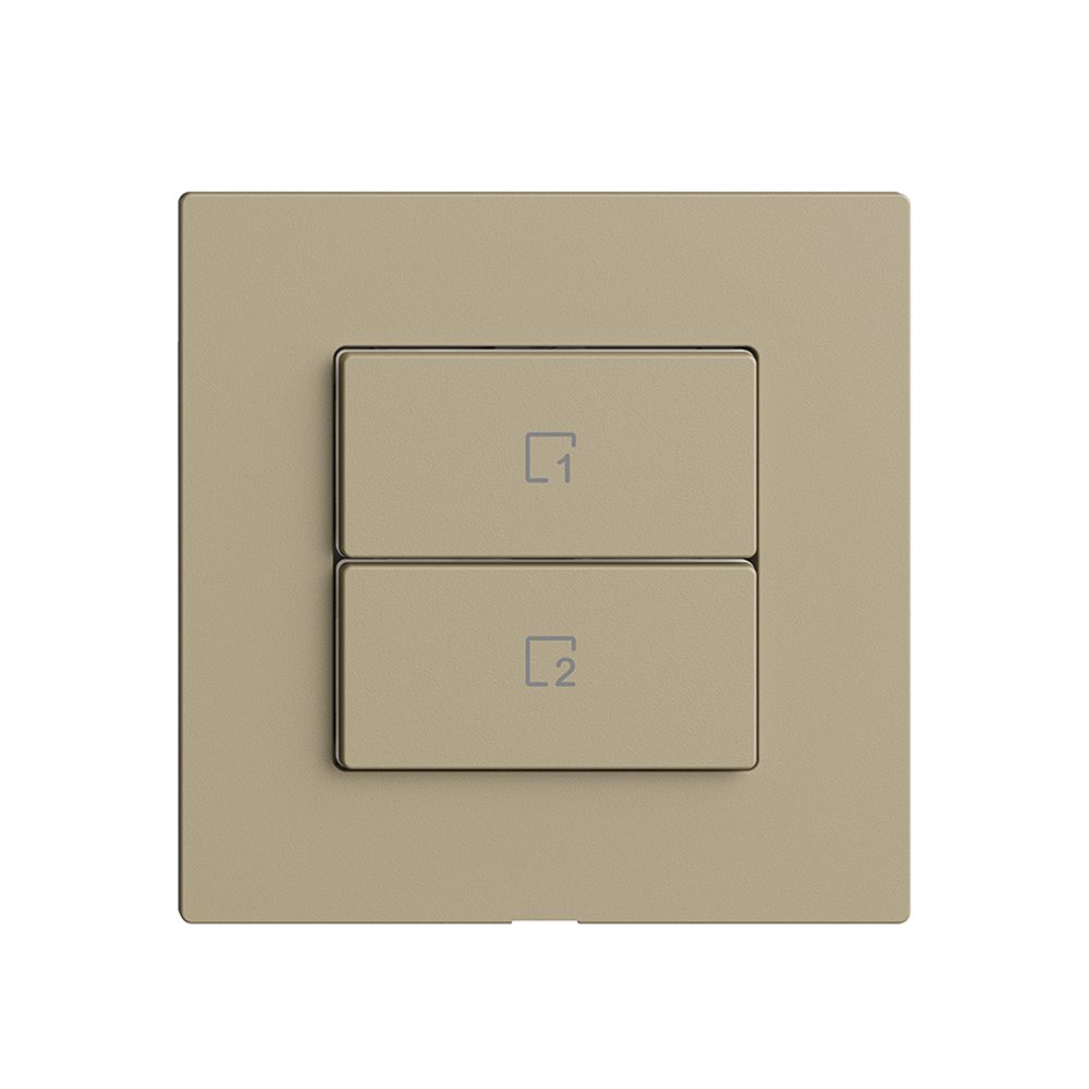 Comando per pulsante scena 2 scene vert./2T WLAN Edue Wiser sand