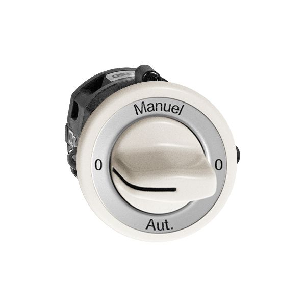 Interrupteur rotatif ENC 0-Auto-0-Main FH 2/1P blanc, avec manette