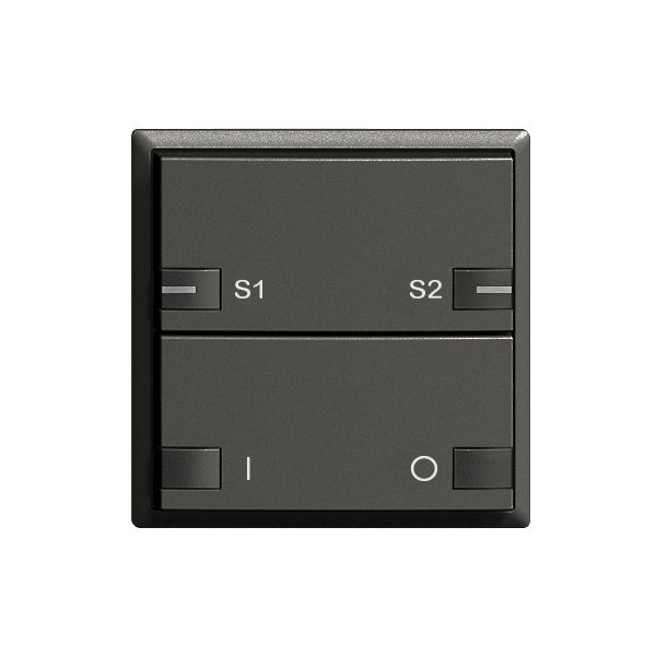 Frontset ON-OFF Szene 1K/2T ZEP 60×60mm schwarz