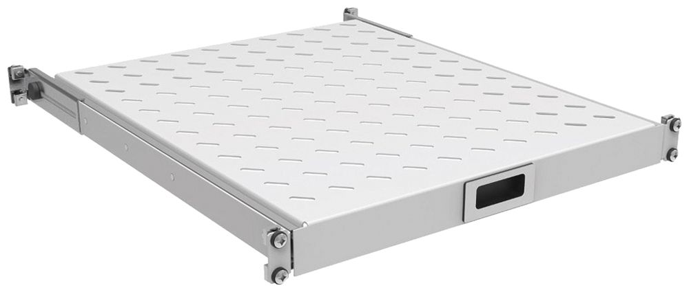 Geräteboden 19", ausziehbar, 1HE, 416×455mm