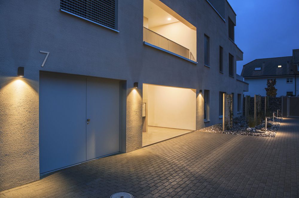 LED-Wandleuchte SLV ENOLA SQUARE S 6W 450lm 3000/4000K IP65 anthrazit